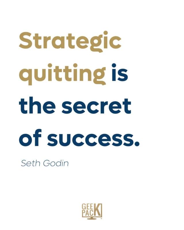 Quitting is a sign of strength.

We’re taught to hustle harder. Push through. Show up everywhere.

Keep going. The reward will come with time… right?

But more often than not, the smartest move in your business journey is knowing when to walk away.

And no - that doesn’t mean giving up on your dreams, your “why,” or the vision you’ve worked so hard for.

It means recognizing when something’s no longer working… And being brave enough to make a change.

Because quitting the wrong things makes space for the right ones

So take this post as your permission to quit whatever isn’t serving you anymore:

🔹 That platform that drains your energy
🔹 The offer that no longer feels aligned
🔹 The client relationship that’s become too heavy

Whatever is draining your energy and not giving you the results you want needs to go.

Make space.
Pivot.
Realign with what actually moves you toward your goals.

Save this post as a reminder: Sometimes, letting go is the most powerful move you can make 💙